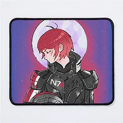 Mass Effect Red Fem Shep Mouse Pad