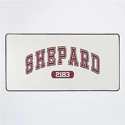 Commander Shepard Collegiate Style Mass Effect Desk Mat