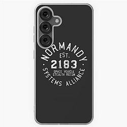 SSV Normandy Athletic Shirt Mass Effect Athletic Style White Print Samsung Galaxy Soft Case