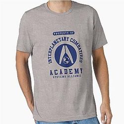 Interplanetary Combatives Academy Mass Effect Navy T-Shirt
