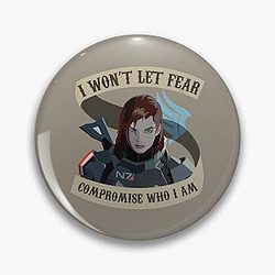 Paragon Shepard Mass Effect Pin