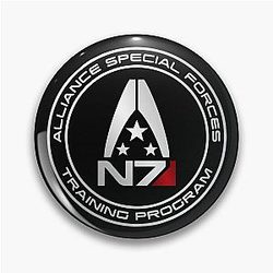 Mass Effect N7 Logo Pin