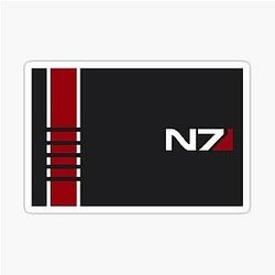 Mass Effect N7 Stripe Sticker