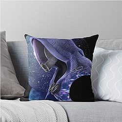 Mass Effect Tali Space Throw Pillow