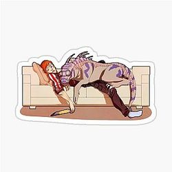 Shepard and Urz - Mass Effect Sticker