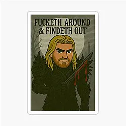 Kyle Black Mass Effect Sticker