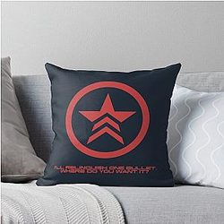 Mass Effect Commander Shepard Renegade Quote Throw Pillow