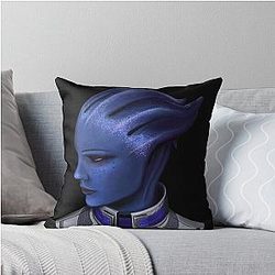 Liara T'Son from Mass Effect Throw Pillow