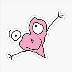 Matthew Gray Gubler Heart Sticker