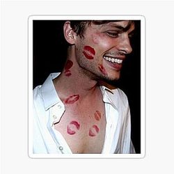 Matthew Gray Gubler Lip Kisses Sticker