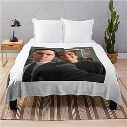Matthew Gray Gubler and Thomas Gibson Throw Blanket