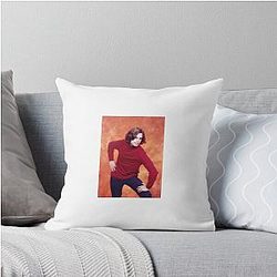 Matthew Gubler Red Shirt Pose Throw Pillow
