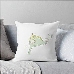 Rumple Buttercup by Matthew Gubler Throw Pillow