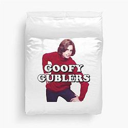 Goofy Gublers Matthew Gray Gubler Duvet Cover