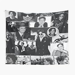 Matthew Gubler Collage b&w Tapestry