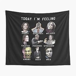 Spencer Reid - Matthew Gray Gubler Funny Feelings Tapestry