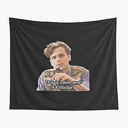 This is calm and the Doctor Matthew Gray Gubler Tapestry