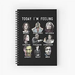 Spencer Reid - Matthew Gray Gubler Funny Spiral Notebook