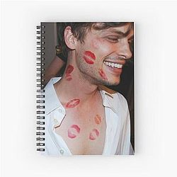 Matthew Gray Gubler Kisses Notebook