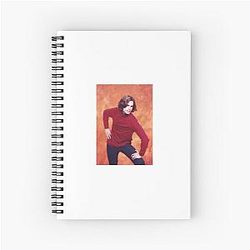 Matthew Gray Gubler Red Shirt Pose Spiral Notebook