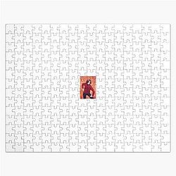 Matthew Gubler red shirt pose Jigsaw Puzzle