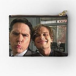 Matthew Gray Gubler and Thomas Gibson Zipper Pouch