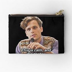 This Is Calm Doctor Matthew Gray Gubler Zipper Pouch