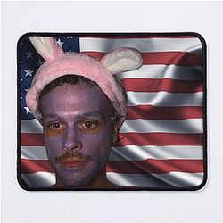 Matthew Gubler American Flag Mouse Pad