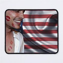 Matthew Gubler American Flag Mouse Pad
