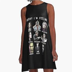 Spencer Reid Matthew Gray Gubler Funny Feelings A-Line Dress