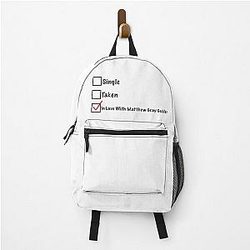 Single Taken in Love with Matthew Gray Gubler and Backpack