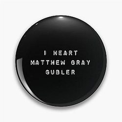 I Heart Matthew Gubler Pin