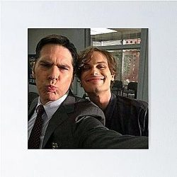 Matthew Gray Gubler and Thomas Gibson Poster