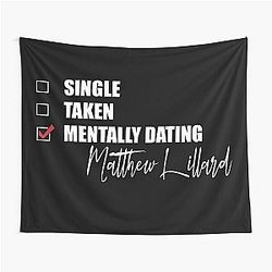 Mentally Dating Matthew Lillard Tapestry