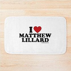 I Love Matthew Lillard Design Bath Mat
