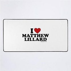 I Love Matthew Lillard Design Desk Mat