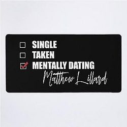 Mentally Dating Matthew Lillard Desk Mat