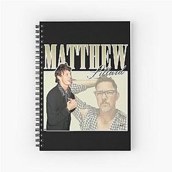 Matthew Lillard Retro Design Spiral Notebook