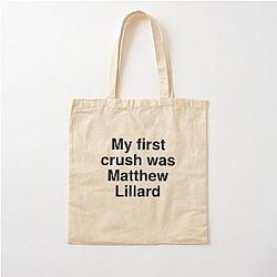 My First Crush Was Matthew Lillard Cotton Tote Bag