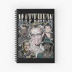 Matthew Lillard Vintage Bootleg Spiral Notebook