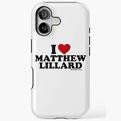 I Love Matthew Lillard Design iPhone Case