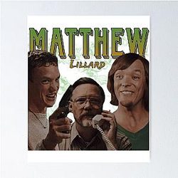 Matthew Lillard Scream Tribute T-Shirt For Horror Fans Gift Movie Lovers Poster
