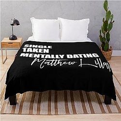 Mentally Dating Matthew Lillard Throw Blanket