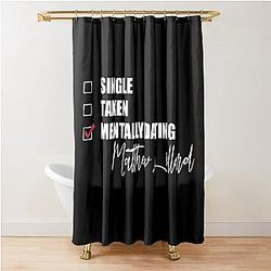 Mentally Dating Matthew Lillard Shower Curtain