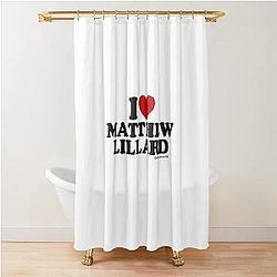 I Love Matthew Lillard Design Shower Curtain