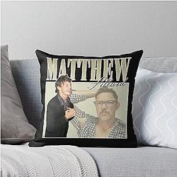 Matthew Lillard Retro Design Throw Pillow
