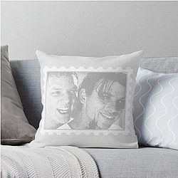 Skeet Ulrich and Matthew Lillard Scream Throw Pillow