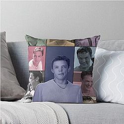 Matthew Lillard Stu Macher Retro Throw Pillow