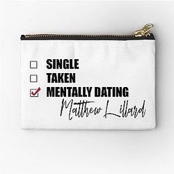 Mentally Dating Matthew Lillard Zipper Pouch