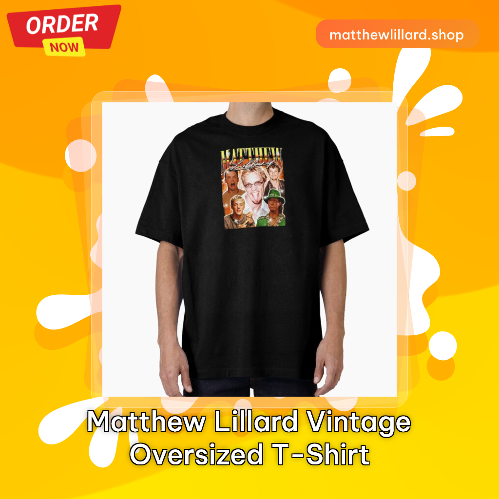 Matthew Lillard Vintage Oversized T-Shirt